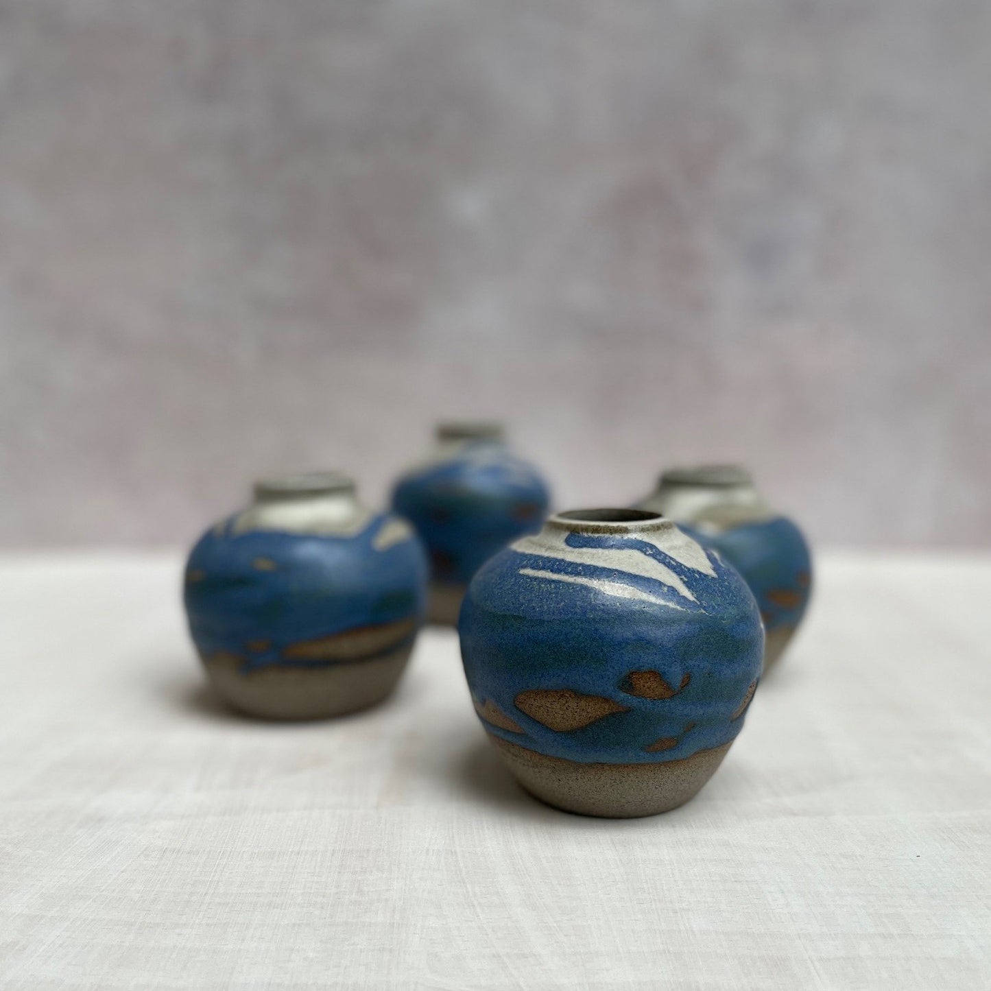 Bud Vase - Blue green lakes