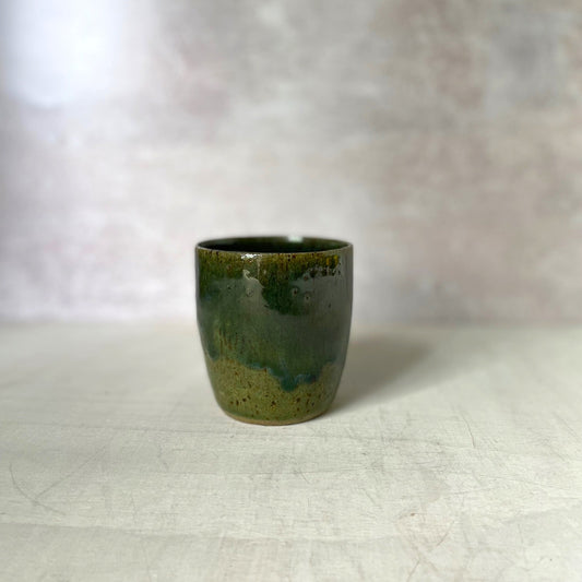 Cup - Oribe green glaze