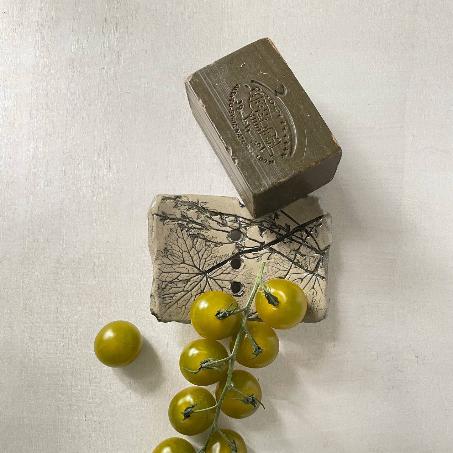 Soap dish - Botanical - Natural