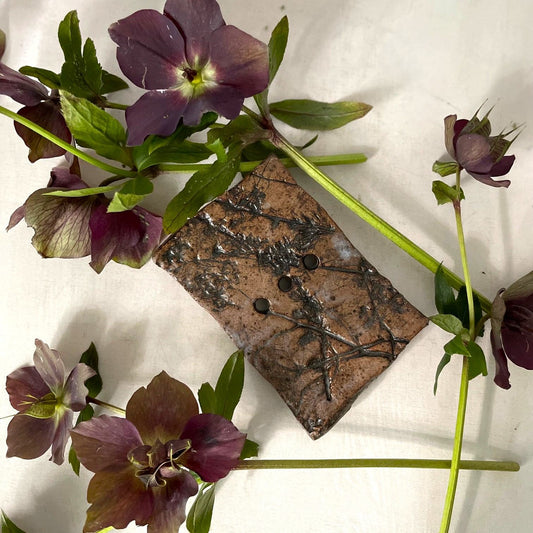 Soap dish - Botanical - Taupe